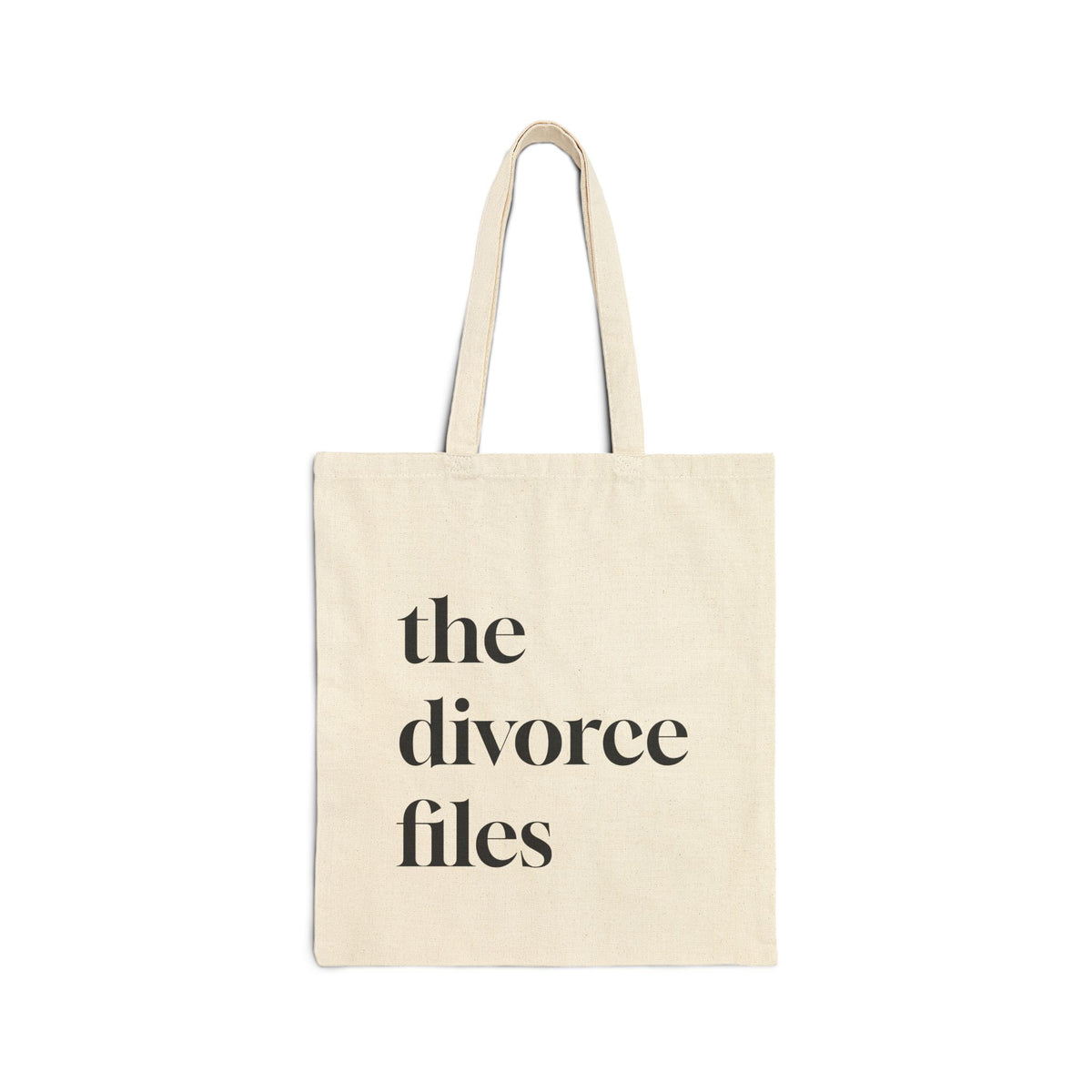 The Divorce Files Canvas Tote Bag | Funny Divorce Gift