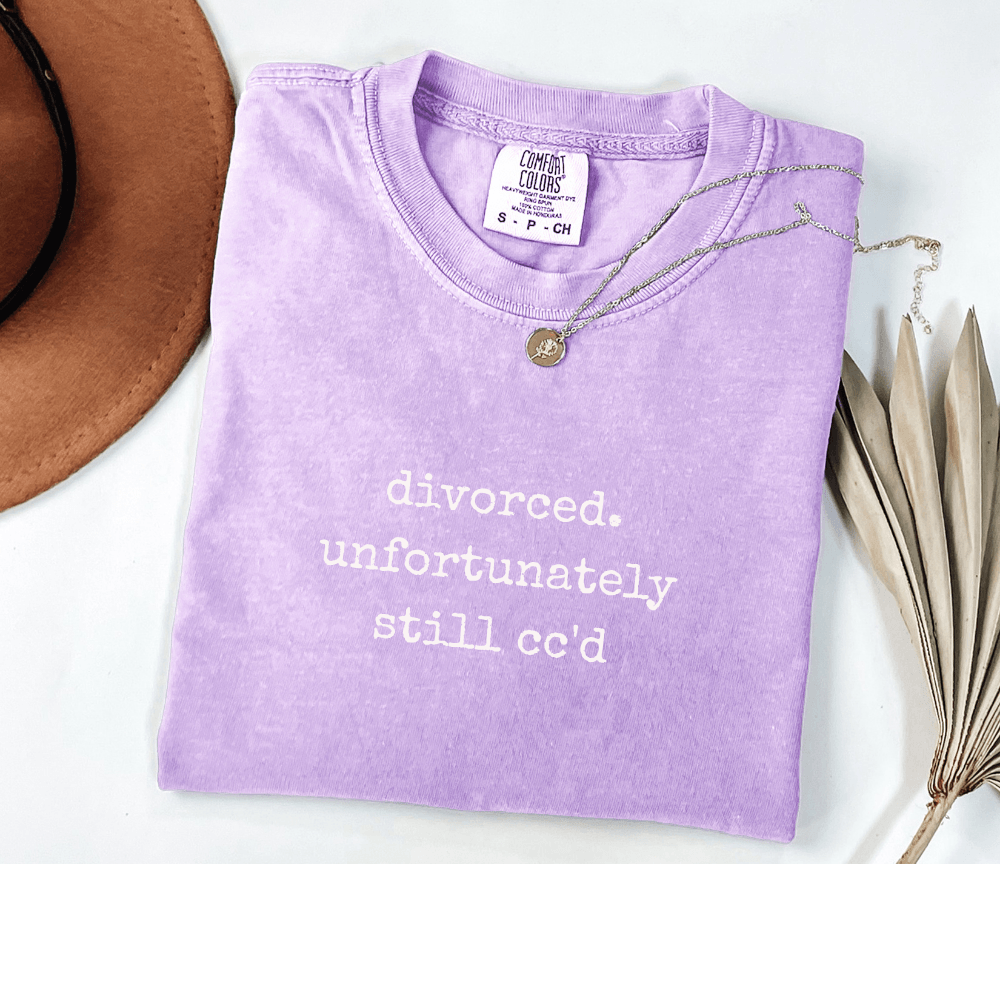 divorced. unfortunately still cc'd