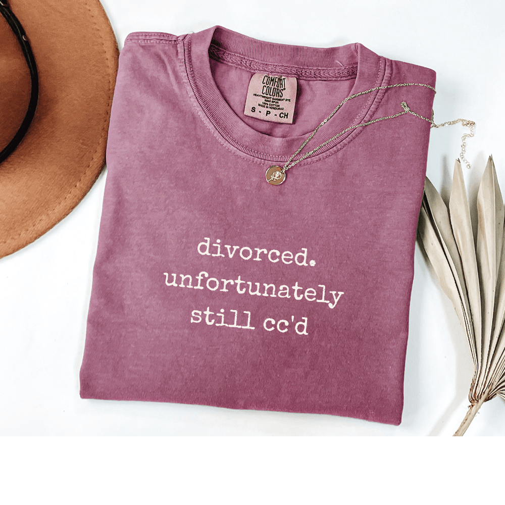 divorced. unfortunately still cc'd