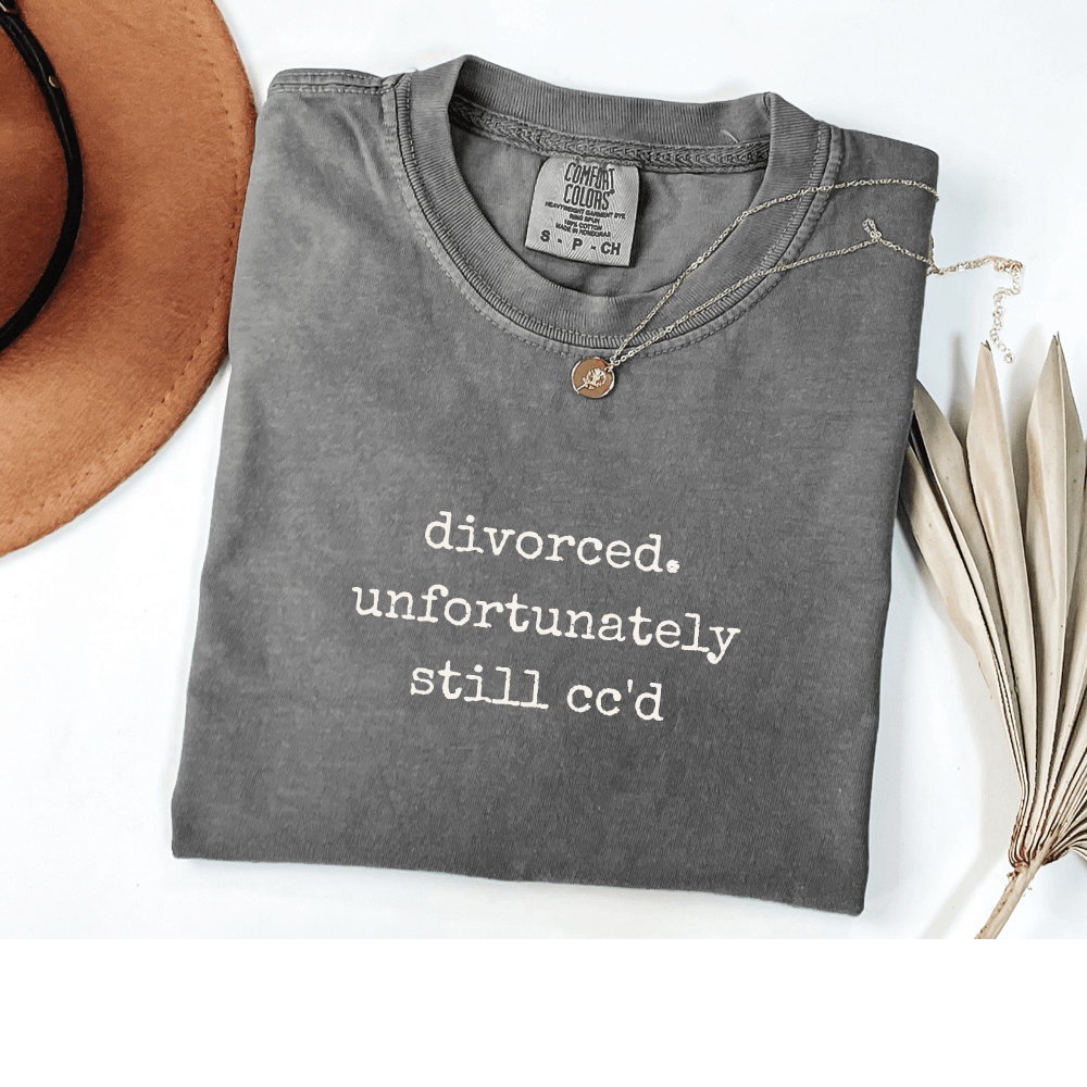 divorced. unfortunately still cc'd
