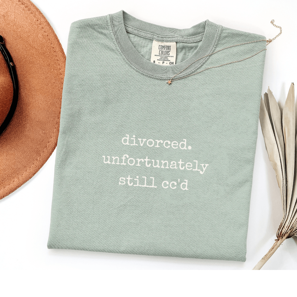 divorced. unfortunately still cc'd