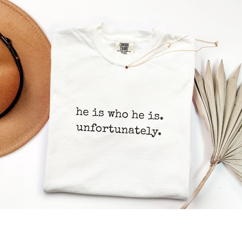 he is who he is. unfortunately.