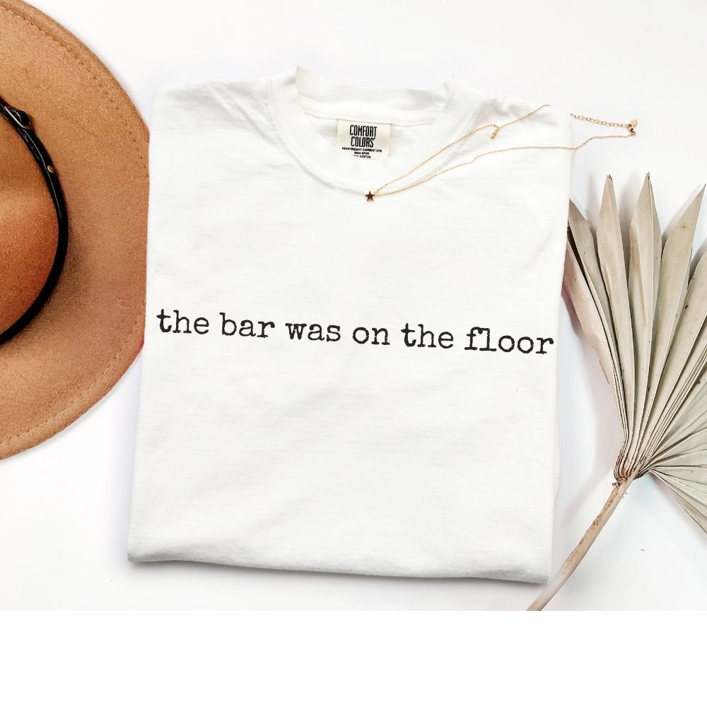 the bar was on the floor