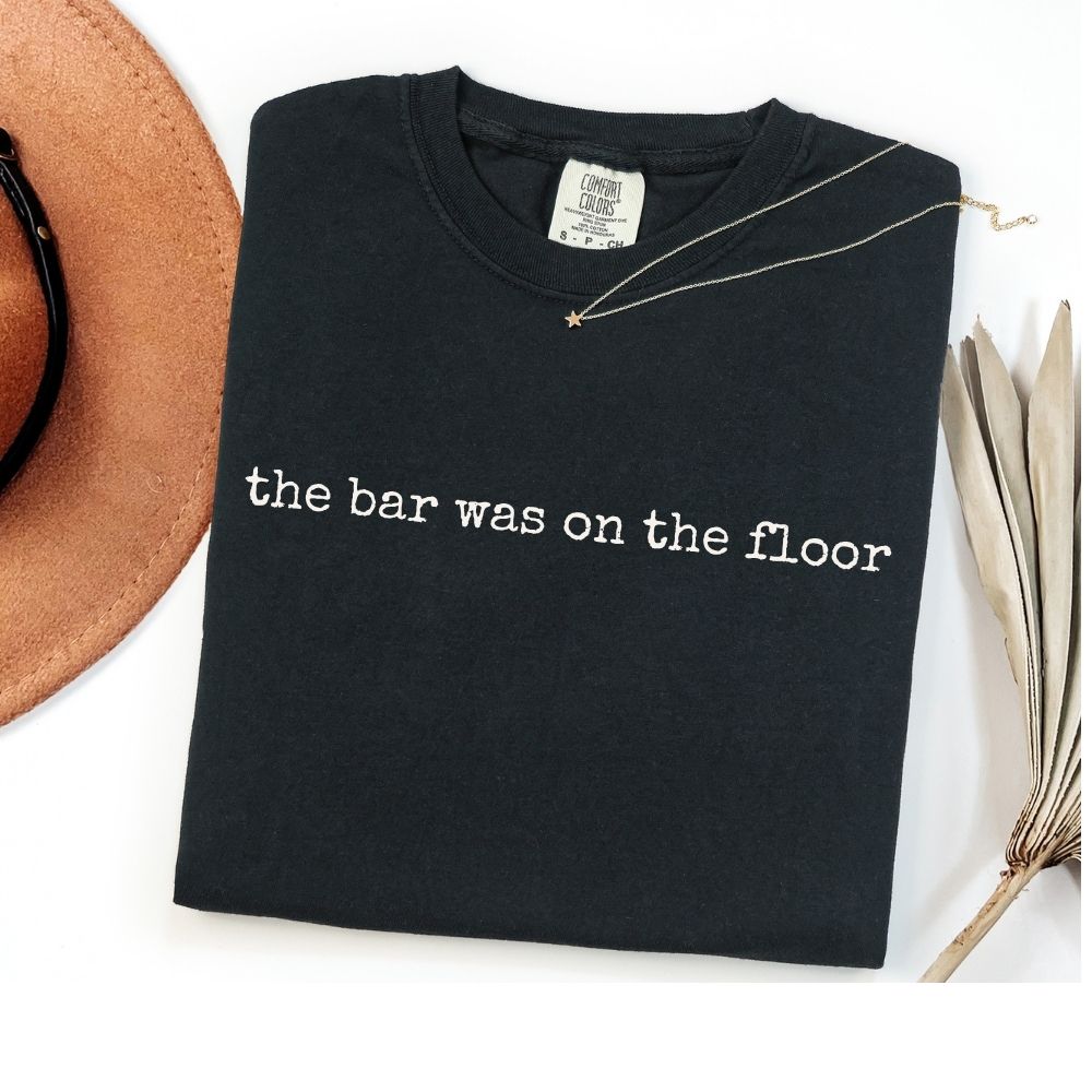 the bar was on the floor