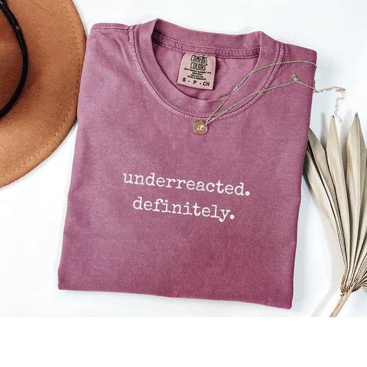 underreacted. definitely.