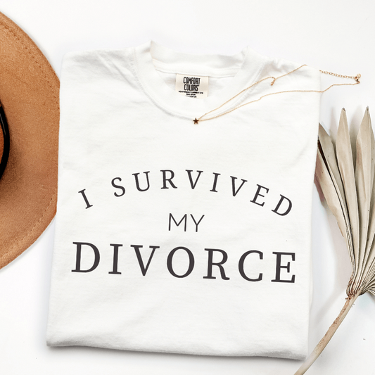 i survived my divorce comfort colors divorce recovery shirt for women who made it through the hardest year